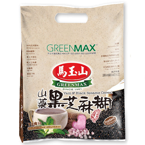 Greenmax Yam and Black Sesame Cereal (13pcs) 455g - YEPSS - 叶哺便利中超 - 英国最大亚洲华人网上超市