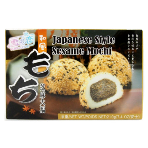 Yuki & Love Sesame Filling Mochi 210g - YEPSS - 叶哺便利中超 - 英国最大亚洲华人网上超市