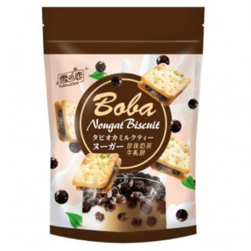 Yuki & Love Boba Nougat Biscuit 8x15g - YEPSS - 叶哺便利中超 - 英国最大亚洲华人网上超市