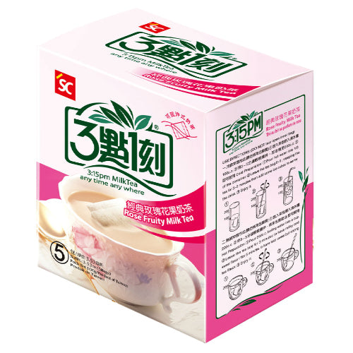 3:15PM Rose Fruity Milk Tea (5pcs) 100g - YEPSS - 叶哺便利中超 - 英国最大亚洲华人网上超市