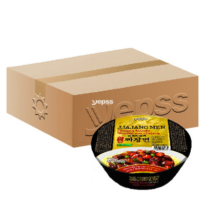 Paldo ilpoom Jjajangmen (Black Bean Sauce) Noodle (Bowl) 190g (Pack of 12) - YEPSS - 叶哺便利中超 - 英国最大亚洲华人网上超市