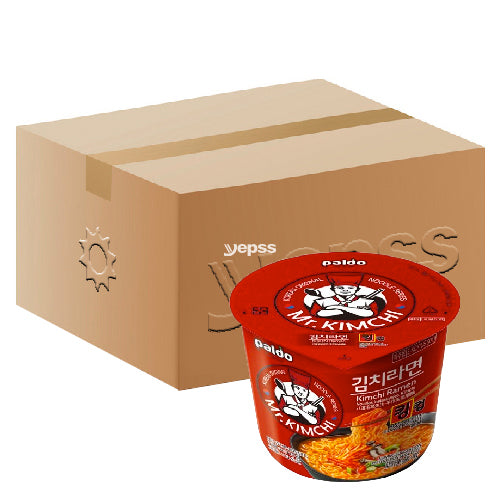 Paldo Mr. Kimchi Kimchi Ramen (Bowl) 110g (Pack of 16) - YEPSS - 叶哺便利中超 - 英国最大亚洲华人网上超市