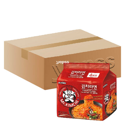 Paldo Mr. Kimchi Kimchi Ramen Multi Packs 4x4x115g - YEPSS - 叶哺便利中超 - 英国最大亚洲华人网上超市