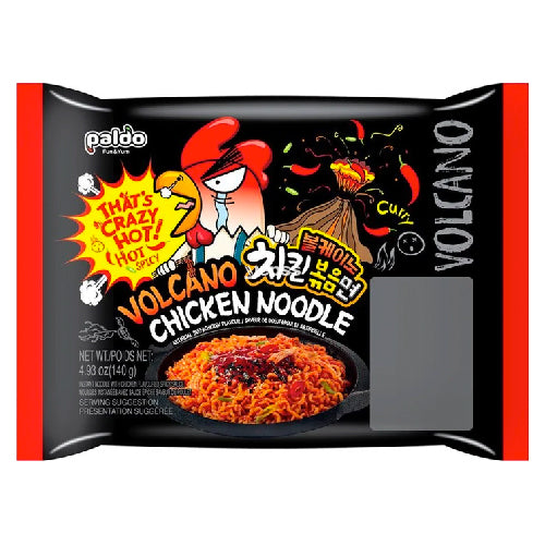 Paldo Volcano Chicken Noodle (Bag) 140g - YEPSS - 叶哺便利中超 - 英国最大亚洲华人网上超市