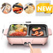 Mini 2-in-1 Electric Grill Pan And Hot Pot (White) - YEPSS - 叶哺便利中超 - 英国最大亚洲华人网上超市